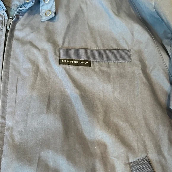 Members Only Classic Blue Windbreaker - Picture 3 of 10